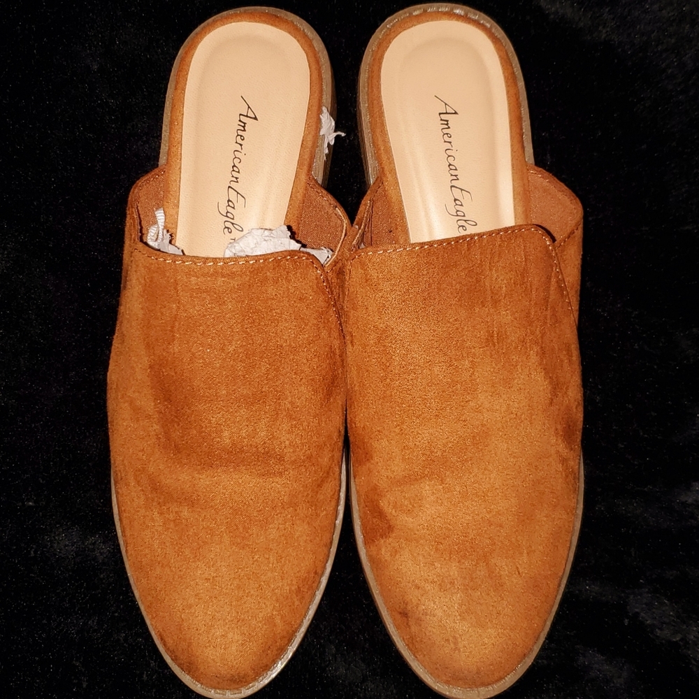 American Eagle Suede Mules